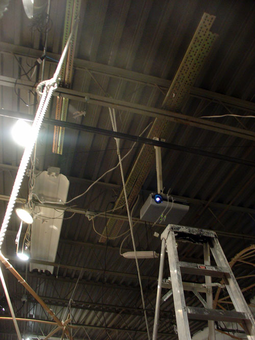 projector installed