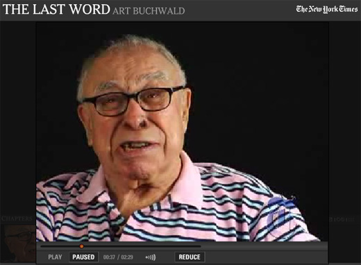 Art Buchwald Just Died!
