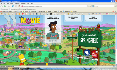 the simpson movie avatar