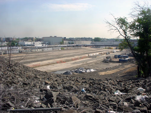 sunnyside yard plowed