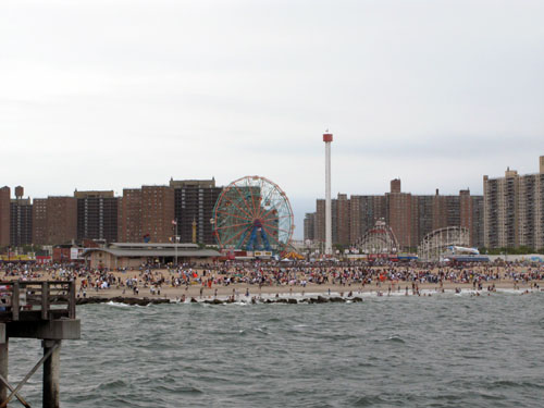 Coney Island from the pier