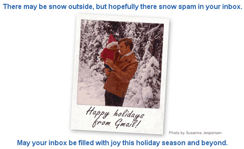 gmail holidays